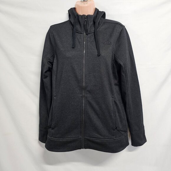 The North Face Women's Full Zip Hooded Jacket Size M Dark Gray - Picture 12 of 12